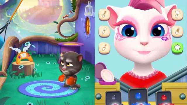 My Talking Angela 2 Vs My Talking Tom 2 Vs My Talking Tom 2 Baby