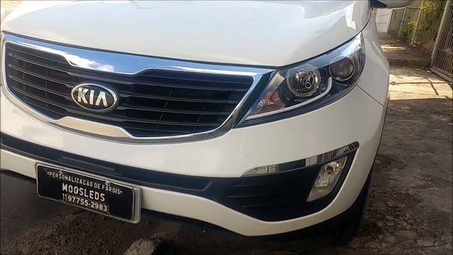 FAROL KIA SPORTAGE COM BARRA DE LED DRL DAY LIGHT 2011 2012 2013 2014 2015 Switchback & Retrofit смотреть онлайн