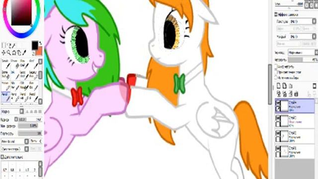 оброботка глаз пони в сай (без голоса)