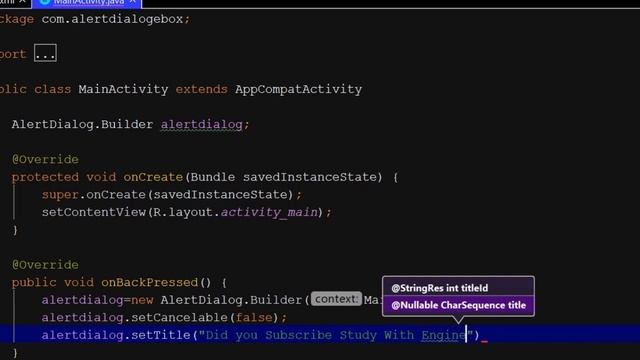 Lecture 10 Alert Dialog in Android with buttons and Toast -| #StudyWithEngineers смотреть онлайн