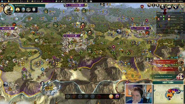 "Treinen zijn raar!" - Civilization 5 MULTIPLAYER - Aflevering 15 смотреть онлайн