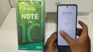 How to Set Finger Print Lock in INFINIX Note 10 pro, Note 10|infinix note 10 Pro fingerprint settin