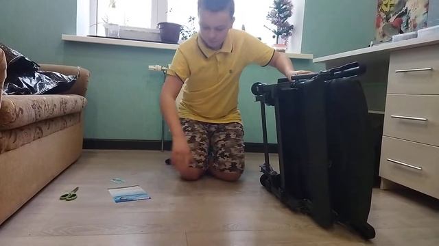 обзор кресло карповое складное Elektrostatyk F5R смотреть онлайн