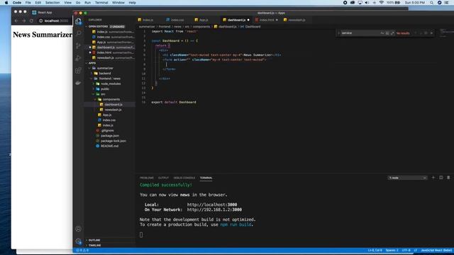 React | Django | machine Learning | Document Summarizer- part 1 смотреть онлайн
