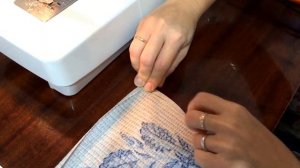 Как красиво обработать угол на полотенце?