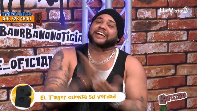 El Taiger se molesta con las preguntas y abandona la entrevista I El Bafletazo I UniVista TV смотреть онлайн