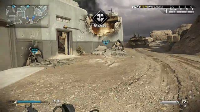 Call of Duty Ghost Clan Wars - SnD on Overlord/Sovereign смотреть онлайн