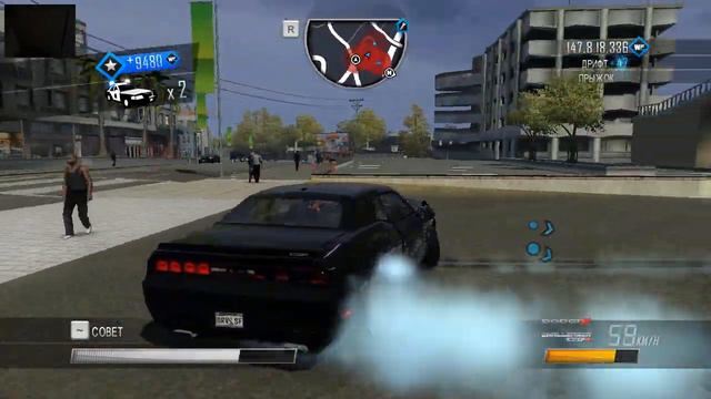 Dodge Challenger HELLCAT SRT8 vs Jaguar XFR кто быстрее уйдет от копов седан или купэ в дрифте смотреть онлайн