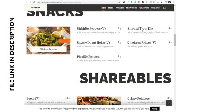 Mantelit - Restaurant WordPress Theme || Download Envato Element Files for Free 2021 смотреть онлайн