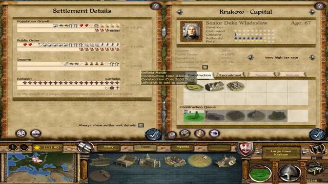 Medieval 2 total war SS 6.4 Poland Campaign: #2 смотреть онлайн