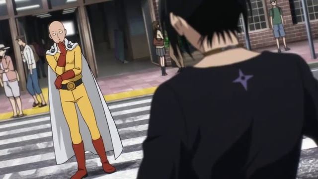 Аниме Ванпачмен - Розовый Слоник?Нет, Сверхзвуковой Соник - Топ момент смотреть онлайн