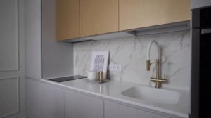 Дизайн интерьера однокомнатной квартиры 40 м2.  Функциональная планировка для двоих.  Рум тур