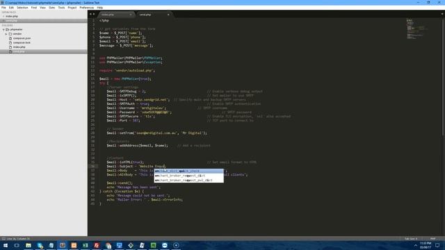 Create a PHP Contact Form - Simple, Easy Tutorial (Part 1) смотреть онлайн