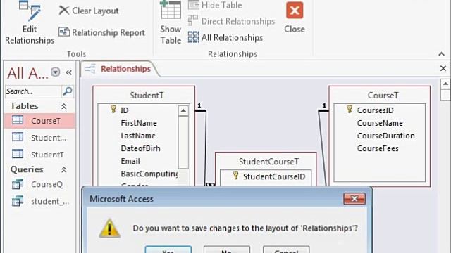 Many-to-many Relationships in Access смотреть онлайн