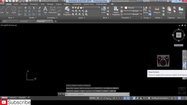 Autocad 2019 in Hindi 5 - Set up Drawing Limits Explain in Hindi смотреть онлайн