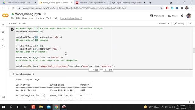 Diagnosis for prediction of knee osteoarthritis using deep learning | X-Rays Image Classification смотреть онлайн