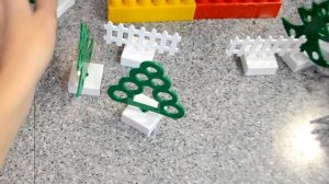 BAUER серия Сlassic Собираем конструктор, строим домик и машинки Видео для детей