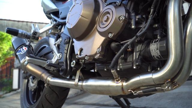 Full exhaust honda cb500f sound смотреть онлайн