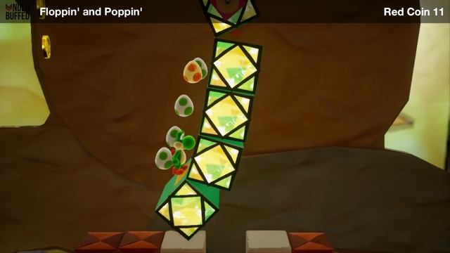 [Yoshi's Crafted World] Hidden Hills - All Smiley Flowers, Red Coins, Crafts смотреть онлайн