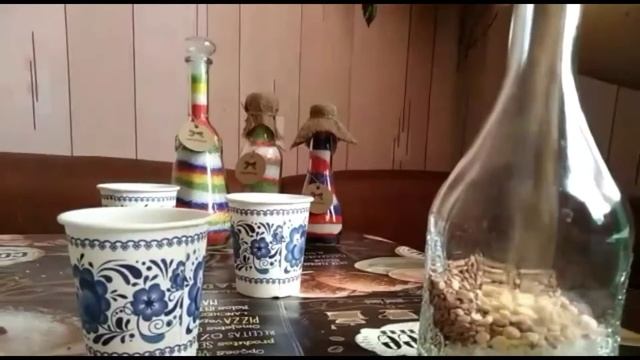 КАК СДЕЛАТЬ ДЕКОРАТИВНУЮ БУТЫЛКУ!!! смотреть онлайн