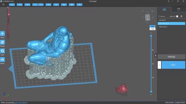 Подготовка модели к 3д печати, Resin Printing, часть 3