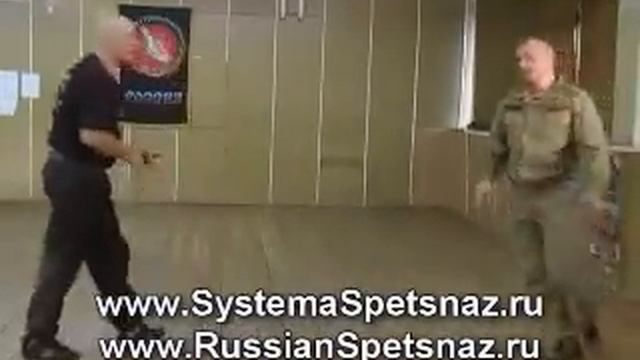 Система Кадочникова. Работа против ножа .