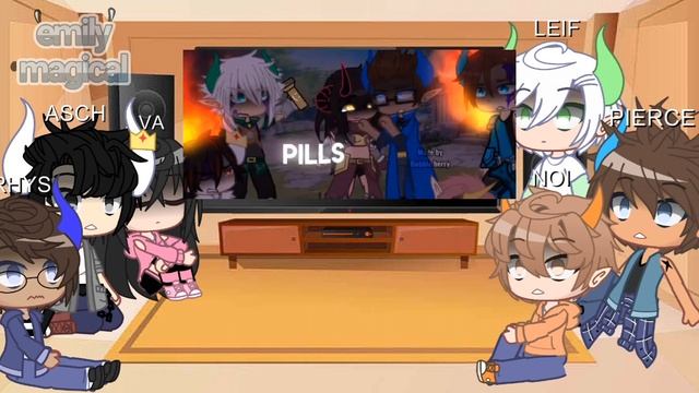 MID react to ava//my inner demons//vidio by bubble berry смотреть онлайн