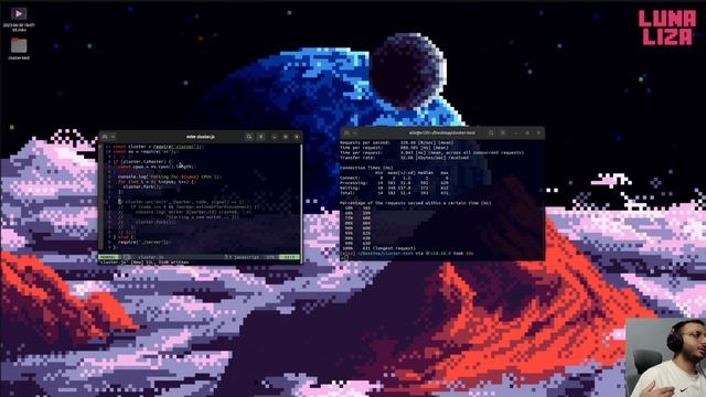 Scaling your Node.js app using the 'cluster' module смотреть онлайн
