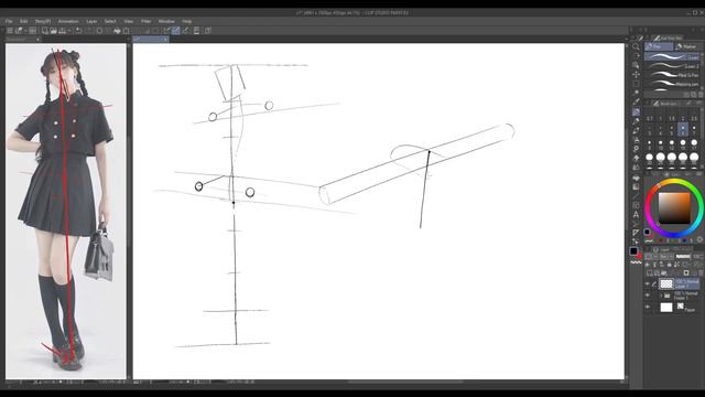 Drawing A Simple Pose for Beginners - How to Draw смотреть онлайн