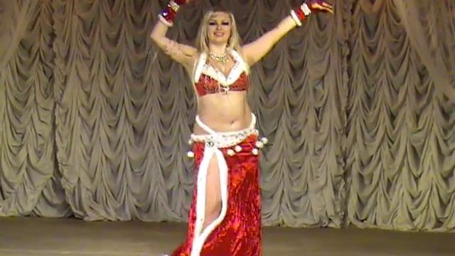 Anna Syrotyuk Belly Dance Balady Снегурочка на Новый Год смотреть онлайн
