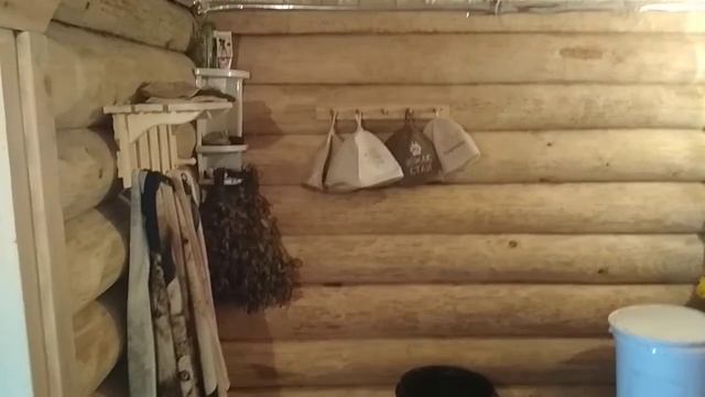 Баня рубленая с комнатой отдыха. смотреть онлайн