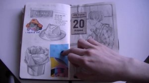 ОБЗОР НА СКЕТЧБУК || бестолковый год