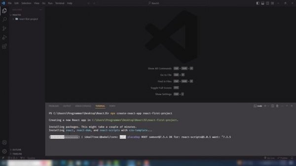 How to Install React JS In Visual Studio Code