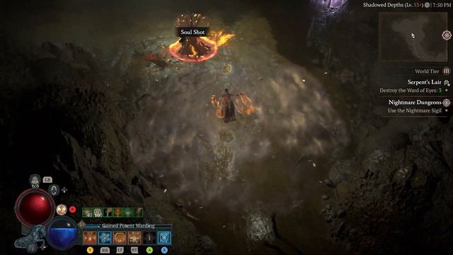 Diablo 4 Dungeon - Serpent's Lair - Xbox Series X gameplay смотреть онлайн