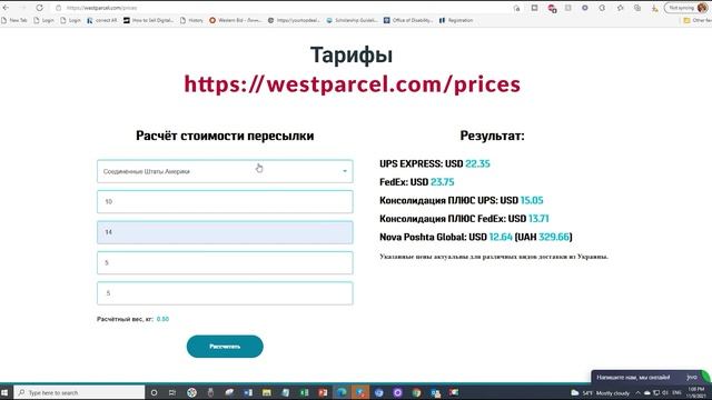 West Parcel. Новый сервис по доставке посылок из Украины в 100+ стран мира. смотреть онлайн