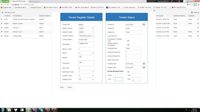 Test Ajax CRUD Tenders смотреть онлайн