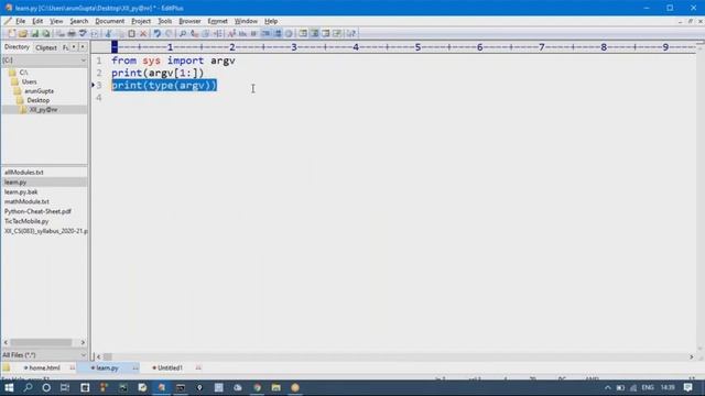 Command line argument | Input by command line argument | Argv variable | Python practice programs смотреть онлайн