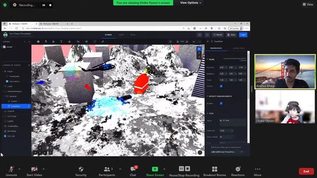 Camp K12 TV Ep 46 - Drake (Grade 7, Philippines) a Game Developer will code a 3D Car Chase Game Liv смотреть онлайн