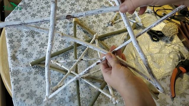 ВЕНОК и ЗВЕЗДА: новогодние украшения своими руками - 7 дач смотреть онлайн