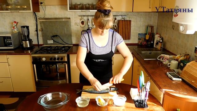 Скумбрия сухого посола. Простой рецепт засолки рыбы. Скумбрия малосольная. смотреть онлайн