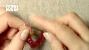 Простая тесьма крючком