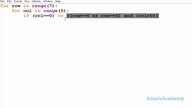 Python Pattern Programs - Printing Stars '*' in C Shape смотреть онлайн
