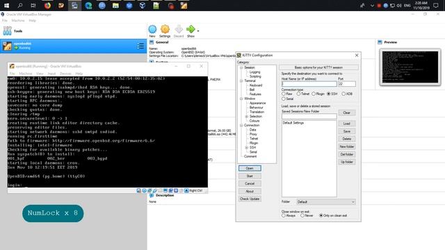 Установка OpenBSD 6.6 смотреть онлайн