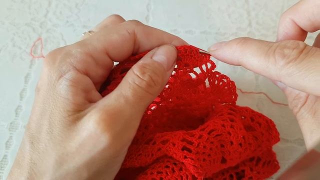 Шляпка крючком Часть 2 Вяжем поля шляпки Crocheted hat. смотреть онлайн