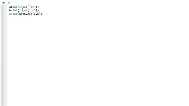 Tin 10: Chương trình Python tìm ước chung lớn nhất của 2 số nguyên bằng hàm math.gcd() смотреть онлайн