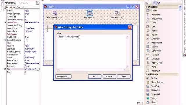 [DELPHI] ADOQuery смотреть онлайн