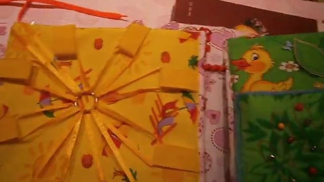 Развивающая книга из ткани ручной работы 