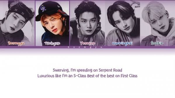 TXT S-Class Lyrics (Color Coded Lyrics) Ai Cover