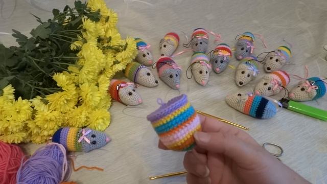 Полный МК мышки за час!!! ВЯЖЕМ СИМВОЛ 2020 ГОДА. смотреть онлайн