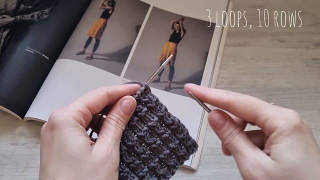 Рельефный фоновый узор спицами❤️🧶knitting pattern. смотреть онлайн